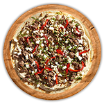 Bhoona Lamb Pizza 