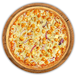 Chicken Tikka Korma Pizza 