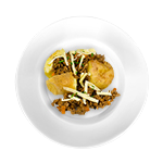 Baked Potato With Spicy Mince 