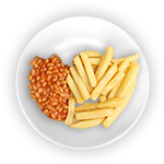Baked Beans & Chips 